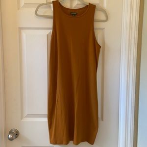 Burnt Orange/brown midi dress